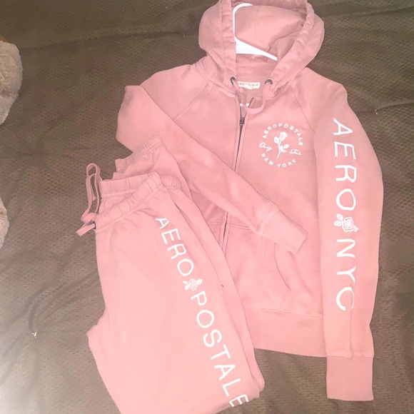 Aeropostale Pants Jumpsuits Aeropostale Pink Jogging Suit